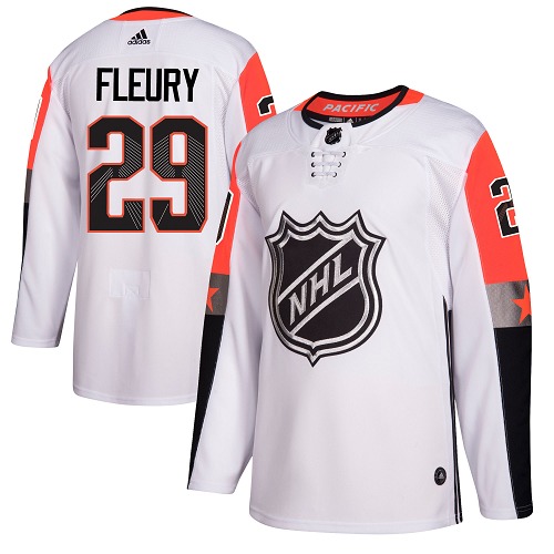 Adidas Men Vegas Golden Knights #29 Marc-Andre Fleury White 2018 All-Star Pacific Division Authentic Stitched NHL Jersey